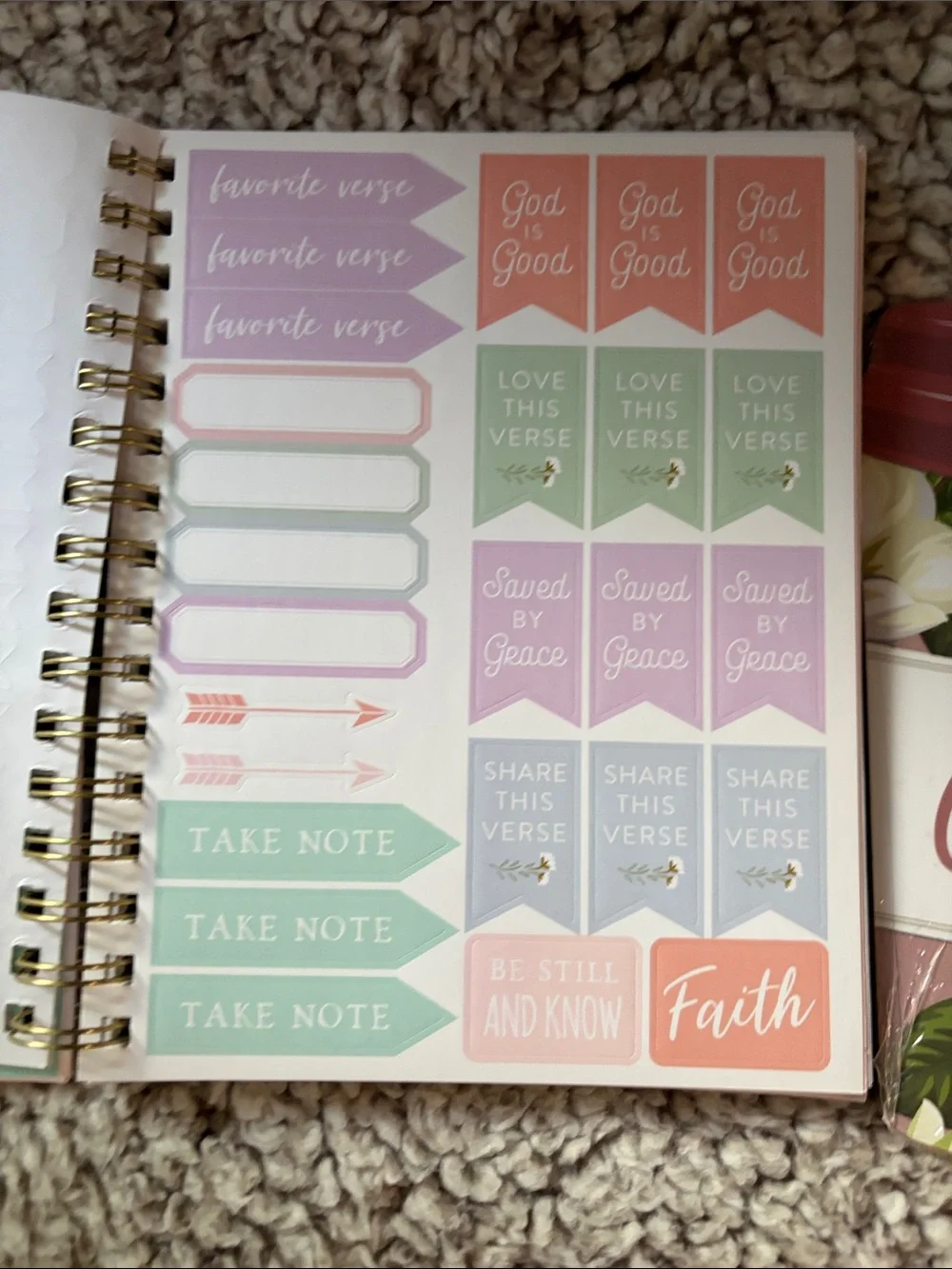 Pink Floral Prayer Journal & Coffee Lover Notepad Bundle - Pink